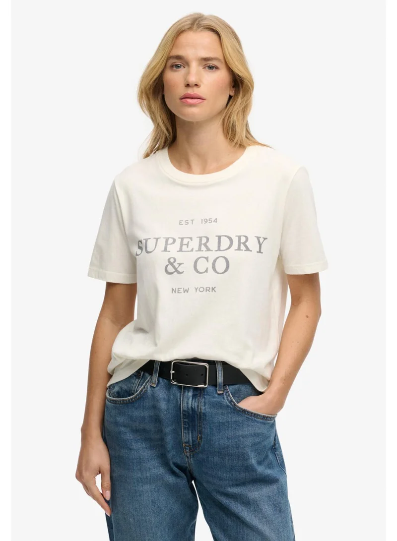 سوبر دراي Luxe Casual Relaxed T-Shirt